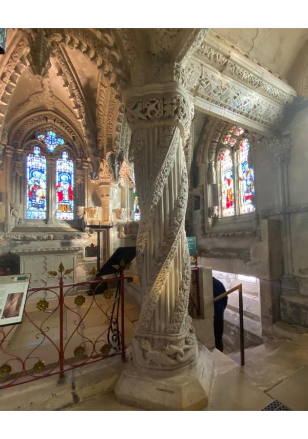 Rosslyn Chapel – The Apprentices Pillar